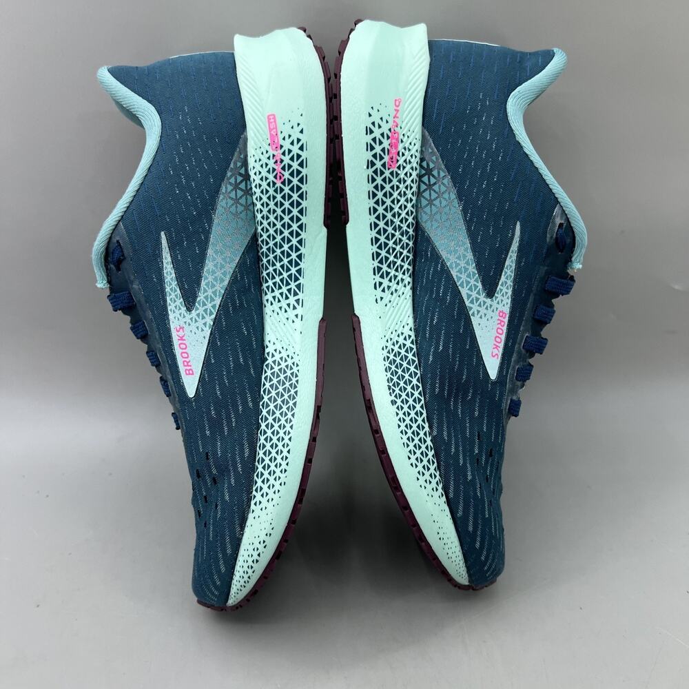 Brooks Hyperion Tempo Running Shoes Women Size 7 B Blue Green Comfort Sneakers - Picture 6 of 9